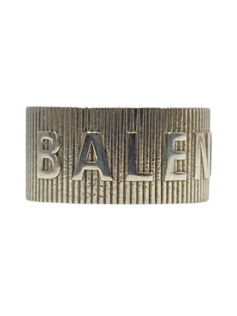 Balenciaga Earrings Hoop Silver Logo Classic Sophistication Luxury Casual Trend 520$